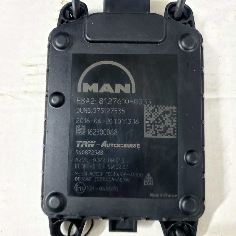 81.27610-0035 MAN TGX Радар Дистанційний 81276100035 Дистронік TRW 54087258B