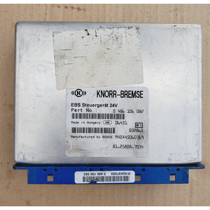 Блок керування EBS MAN 81.25808.7034 Knorr-Bremse 0486106082