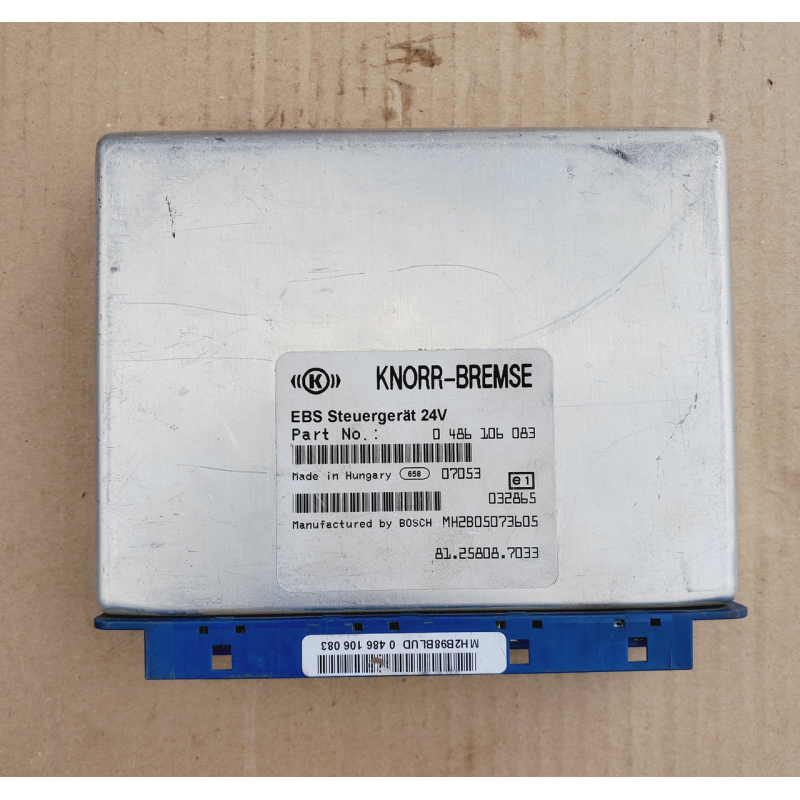 81258087033 MAN Блок керування EBS Knorr-Bremse 0486106083
