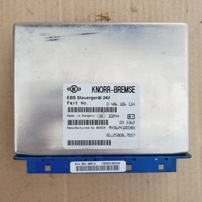 81258087057 Блок керування EBS MAN 81.25808.7057 Knorr-Bremse 0486106114 81258087057 Блок керування EBS MAN 81.25808.7057 Knorr-Bremse 0486106114
