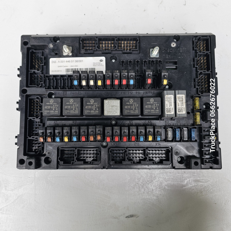 A0014465185 Панель запобіжників MERCEDES ACTROS MP4 A0014465185 Панель запобіжників MERCEDES ACTROS MP4